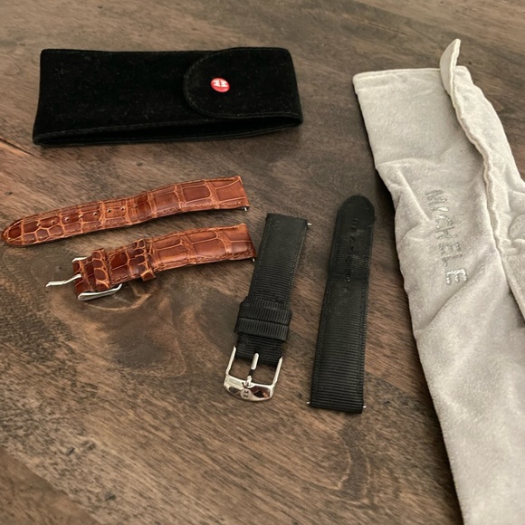 Preloved Michele Deco Stainless Steel Diamond Bracelet Watch - Picture 8 of 8